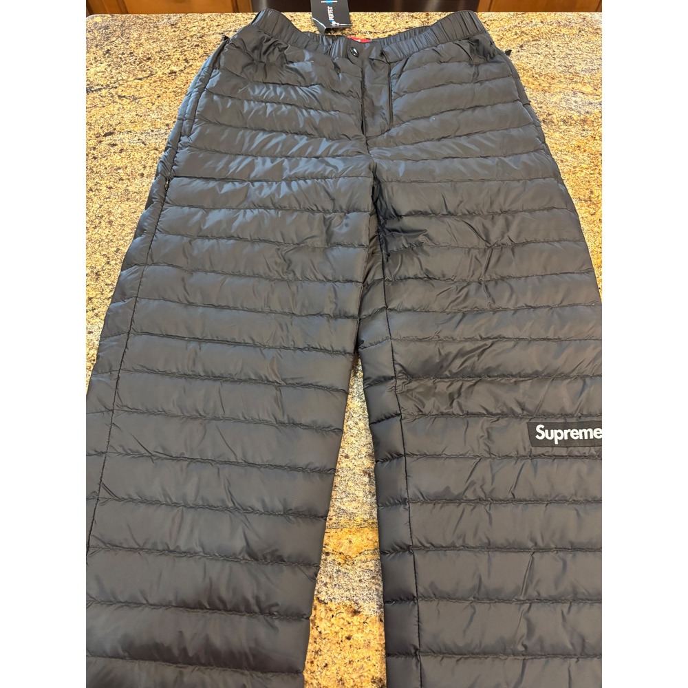 NWT Supreme Pertex Quantum‎ Down Pants Black Small Quilted Puffer Winter